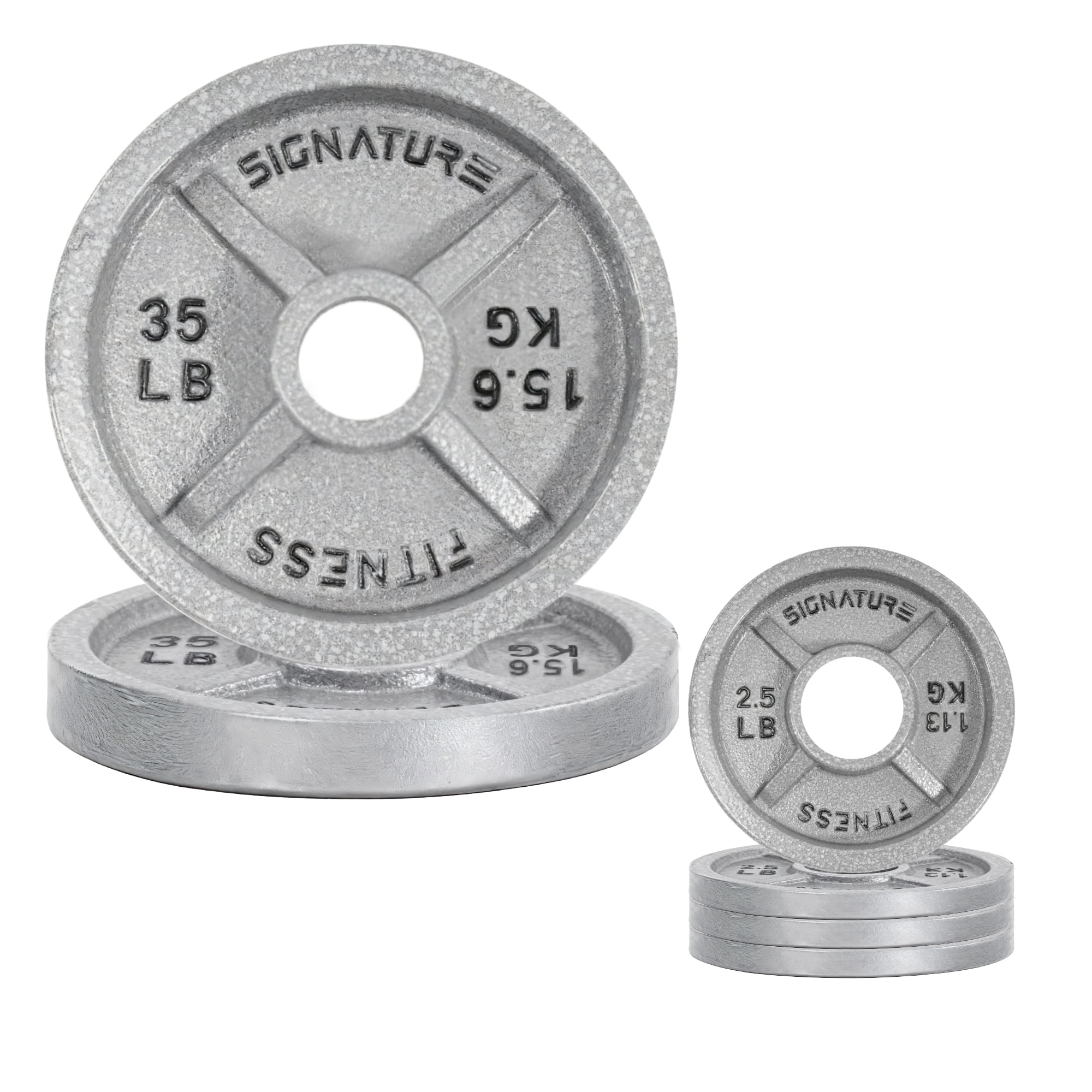 Flexwave Strength Training & Home Gym Weight Plates, 2-Inch, 80 lb