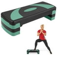 thumbnail image 1 of FlexWave 31-inch Aerobic Step Platform, Adjustable Fitness Stepper with 4 Adjustable Step Risers, Aerobics Stepper Workout Stepper for Aerobic Strength and Training in Home Gym，Multicolor, 1 of 7