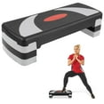 thumbnail image 1 of FlexWave 31-inch Aerobic Step Platform, Adjustable Fitness Stepper with 4 Adjustable Step Risers, Aerobics Stepper Workout Stepper for Aerobic Strength and Training in Home Gym，Multicolor, 1 of 7