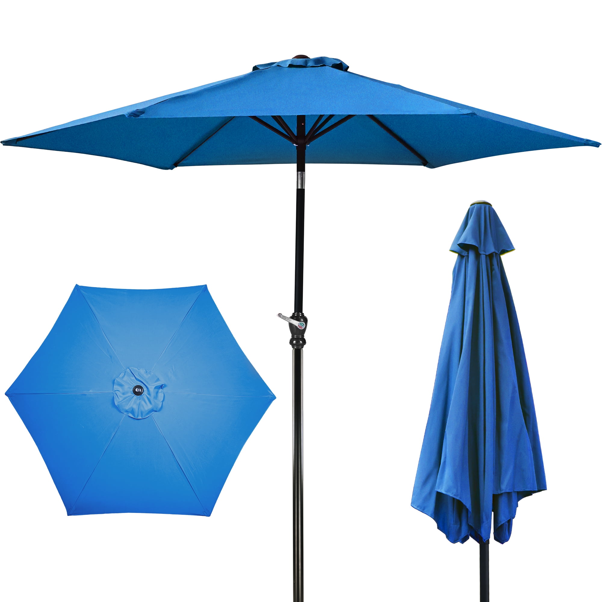 12x12 patio umbrella JEAREY 12 ft. x 12 ft. Square Two-Tier Top Rotation Outdoor Cantilever Patio  Umbrella with Cover in Red LK12FX-Red