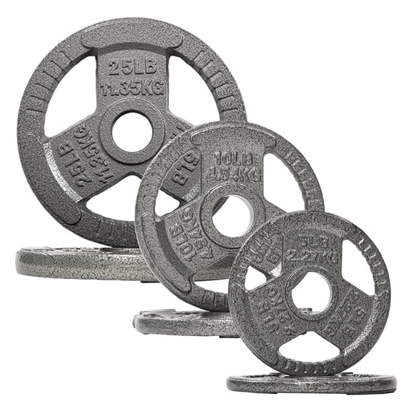 FlexWave Barbell 2-Inch Olympic Bumper Plate Weight Set, 80-240 lbs, Multiple Options