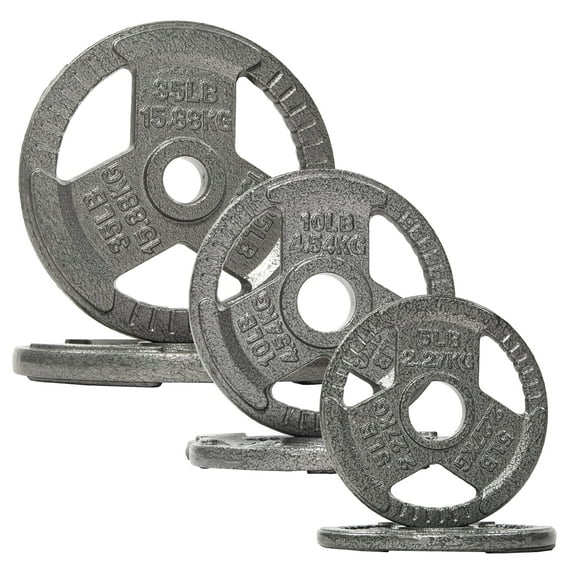 FlexWave Barbell 2-Inch Olympic Bumper Plate Weight Set, 80-240 lbs, Multiple Options