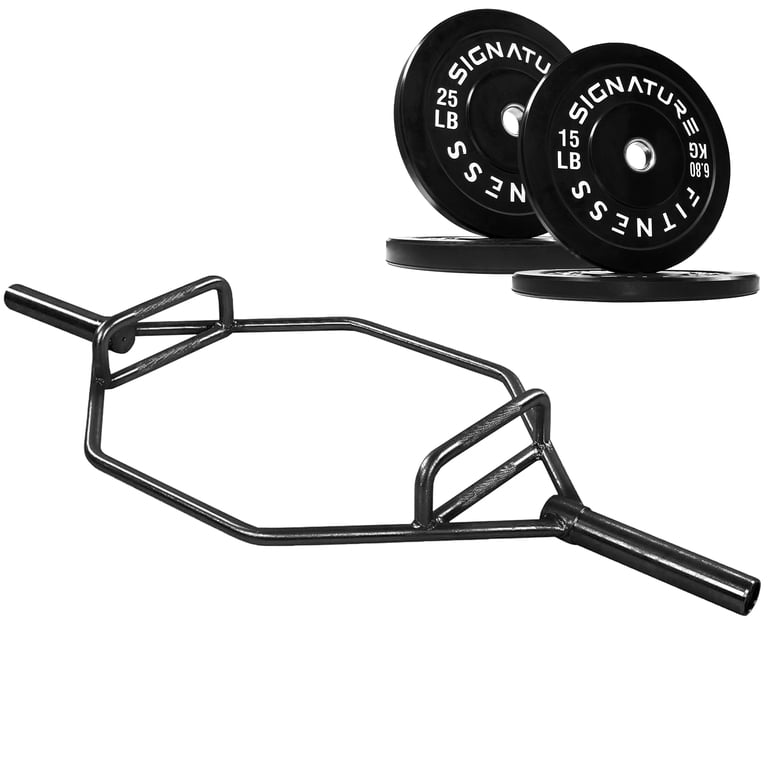 New BalanceFrom Olympic 2-Inch Hex Weight Lifting Trap Bar, 1000-Pound Capacity, Open Box has damage but item is 💯 good Retails $79 tax Our price $45 tax JC Liquidators LLC
