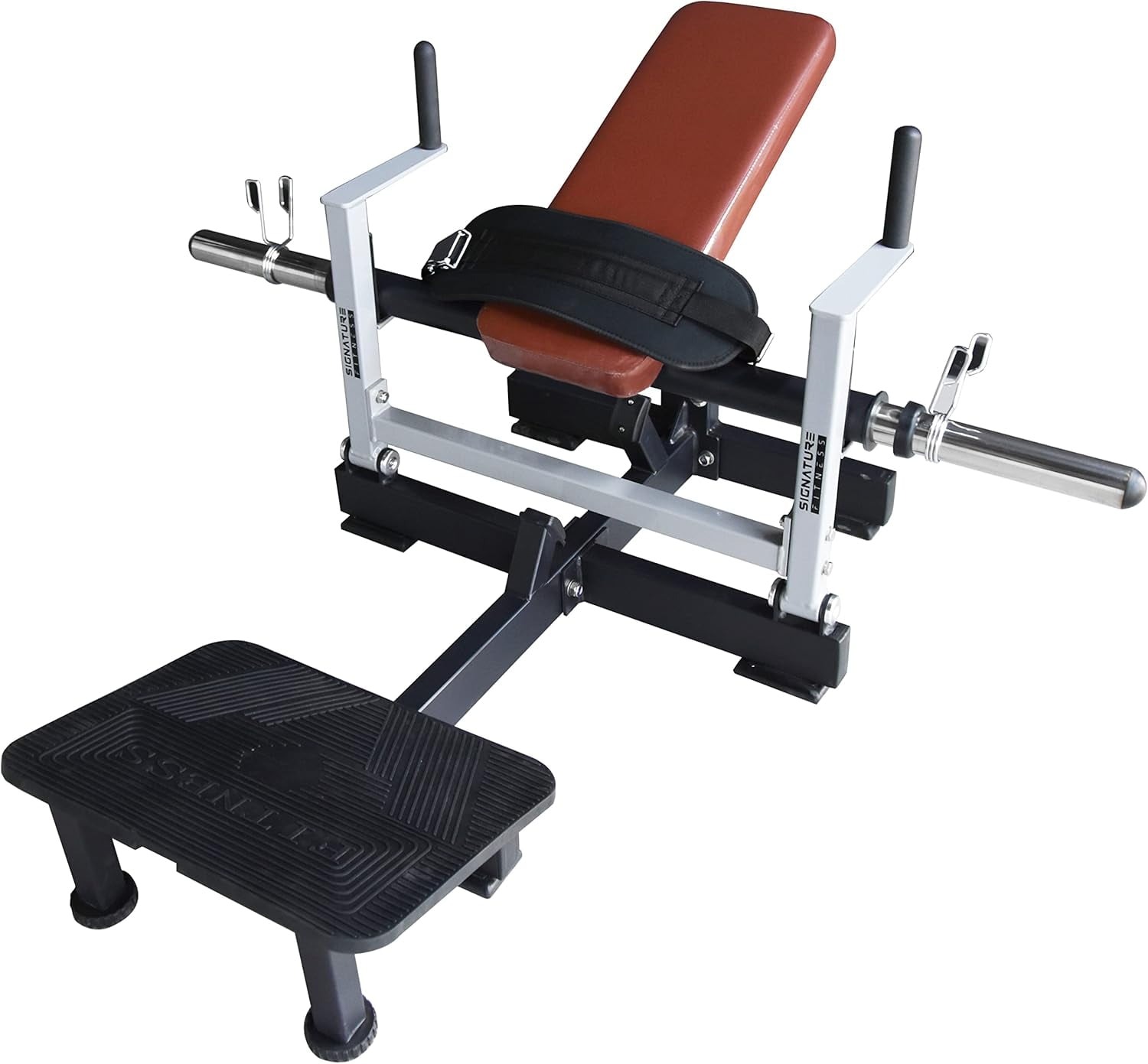 FlexWave Plate Loaded Hip Thrust Machine Glute Bridge Trainer Glute Builder Butt Lifter Lower Body Strength Training Equipment Home Gym