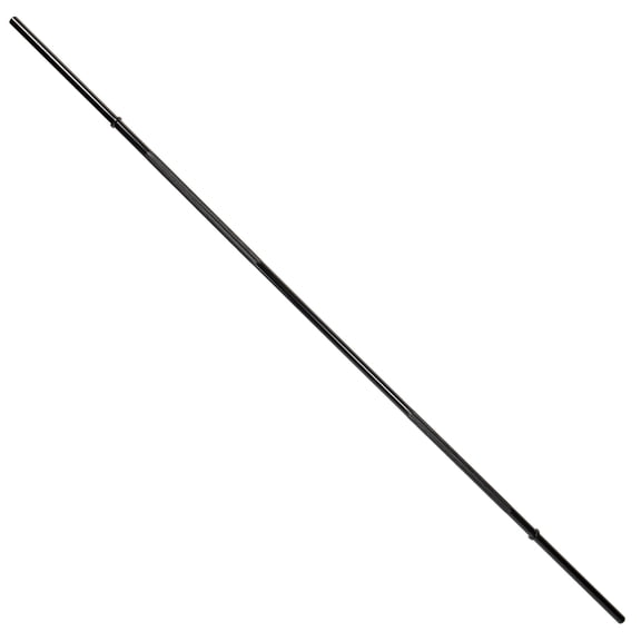 FlexWave Straight Barbell Bar, Alloy Steel, 1-Inch Standard Diameter, Black Finish, Available in 5FT and 7FT