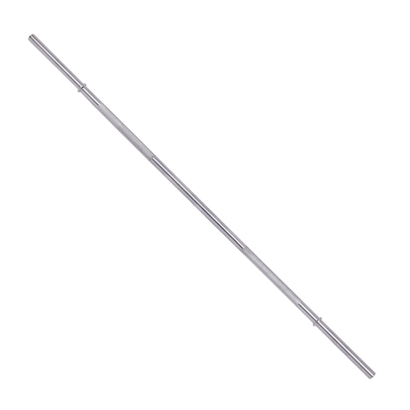FlexWave Straight Barbell Bar, Alloy Steel, 1-Inch Standard Diameter, Silver Finish, Available in 5FT, 6FT, and 7FT