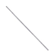 FlexWave Straight Barbell Bar, Alloy Steel, 1-Inch Standard Diameter, Silver Finish, Available in 5FT, 6FT, and 7FT