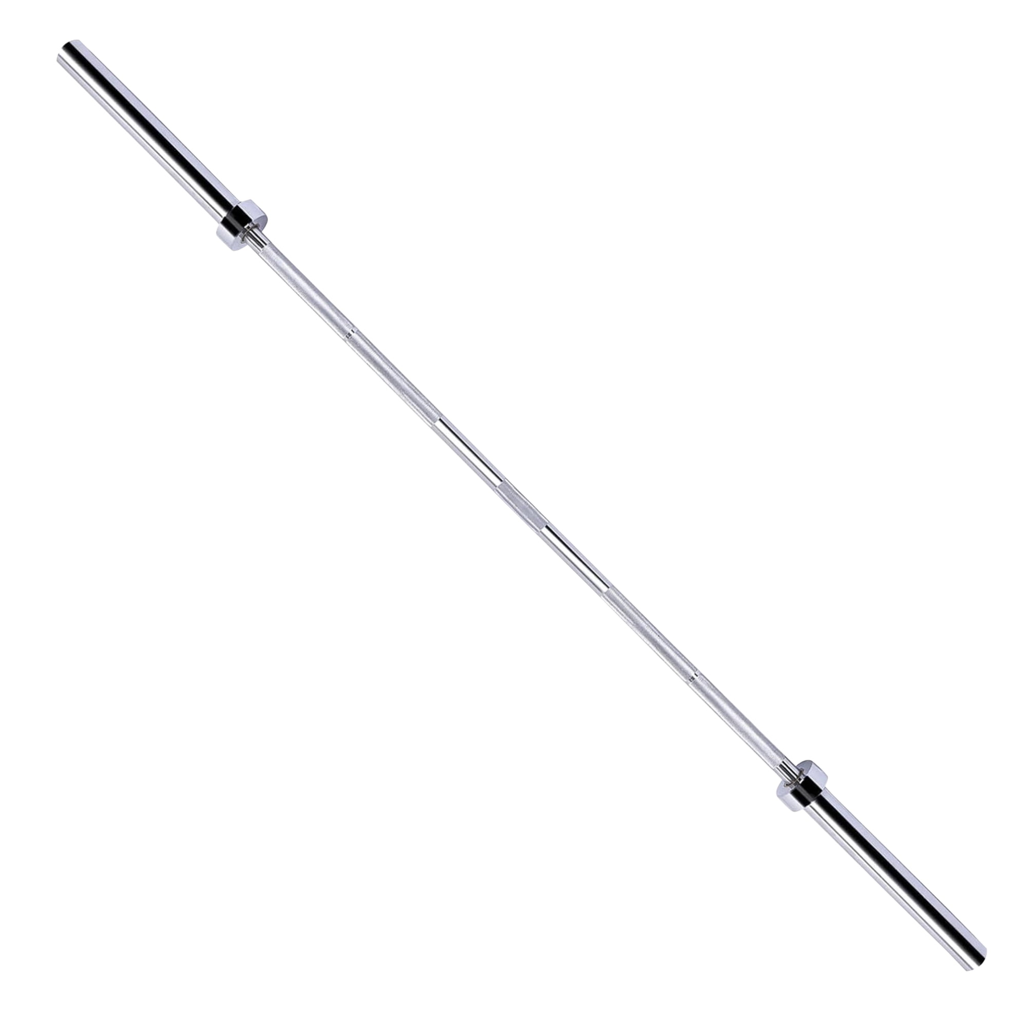 FlexWave Straight Olympic Barbell, Alloy Steel, 2-Inch Diameter, Silver ...