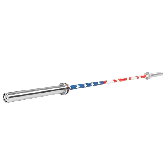 FlexWave Straight Olympic Barbell, Alloy Steel with Ceramic Coating, 2-Inch Diameter, 7FT, Available in Multiple Colors
