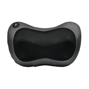 FlexWorks Shiatsu Pillow Massager for Neck, Shoulder, and Back with InfraRed Heat, Black