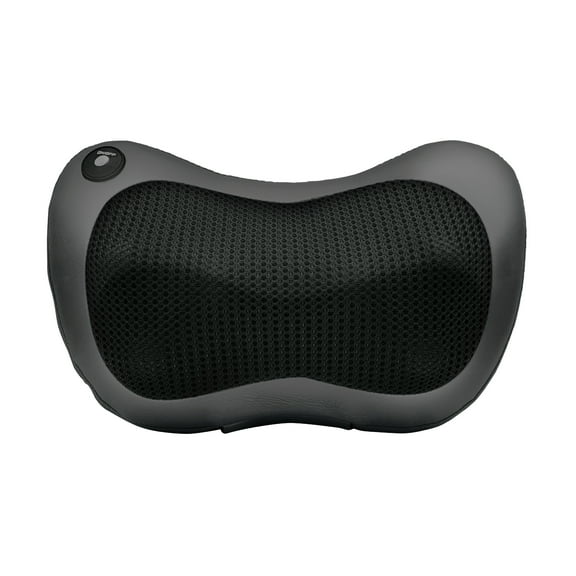 FlexWorks Shiatsu Pillow Massager for Neck, Shoulder, and Back with InfraRed Heat, Black