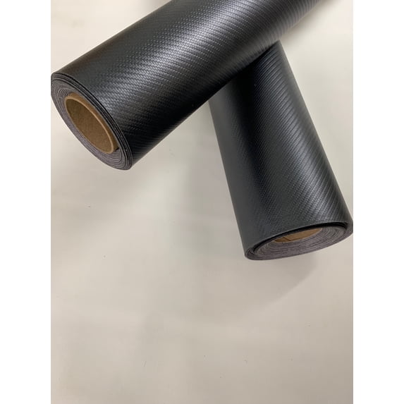 Flexa Marine Vinyl Boat/Auto Upholstery Fabric: 29 Colors (Carbon Fiber Jet Black - 600"x54")