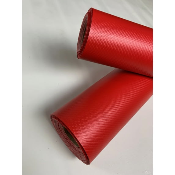 Flexa Marine Vinyl Boat/Auto Upholstery Fabric: 29 Colors (Carbon Fiber Red - 1080"x54")