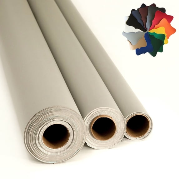 Flexa Marine Vinyl Boat/Auto Upholstery Fabric: 29 Colors (Light Gray - 1080"x54")