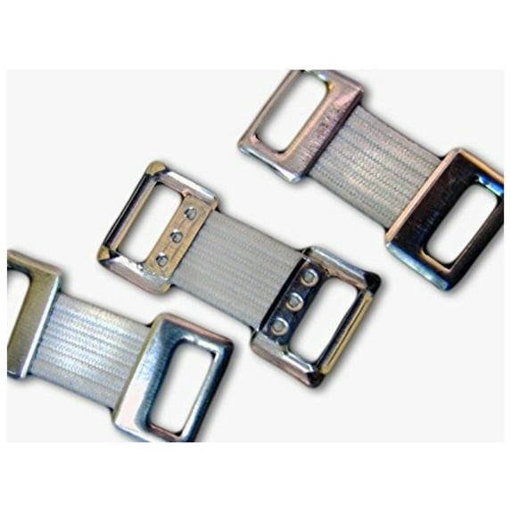 FlexaMed Elastic Stretch Metal Clips for Bandage Wraps- 25 Clips