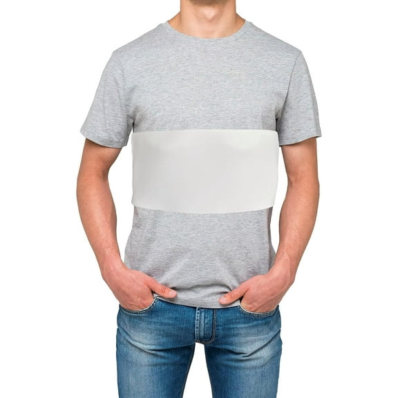 FlexaMed Men's 6 Inch Wide Adjustable Rib Brace - X-Large