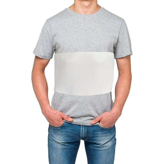 FlexaMed Men's 8 Inch Wide Adjustable Rib Brace - Medium