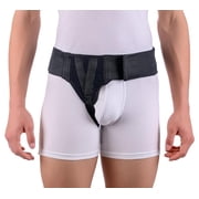 FlexaMed Right Side Groin Hernia Belt with Compression Pad, Large