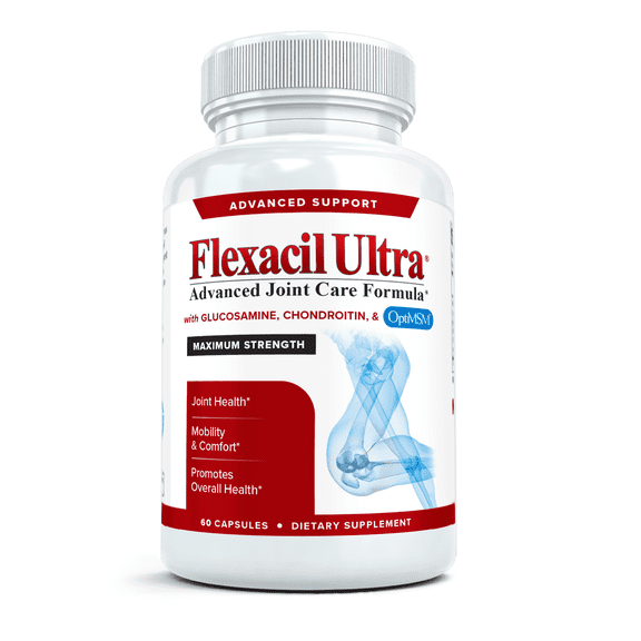 Flexacil Ultra Joint Health Formula with Glucosamine & Chondroitin, 60 count
