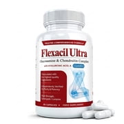 Flexacil Ultra Premium Glucosamine & Chondroitin Joint Health Formula, 60 Easy to Swallow Capsules