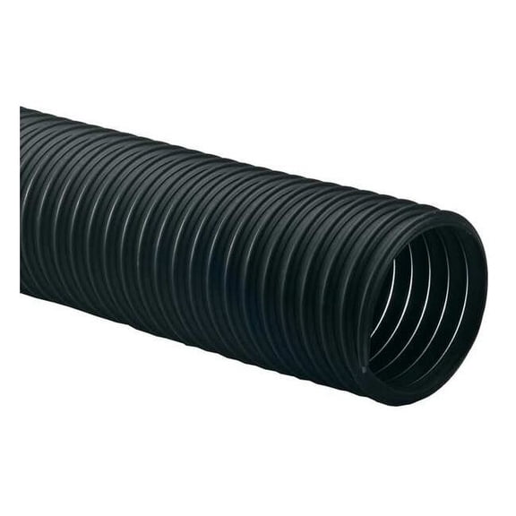 Flexaust Co Ducting Hose,25 ft L,Black 8411060025