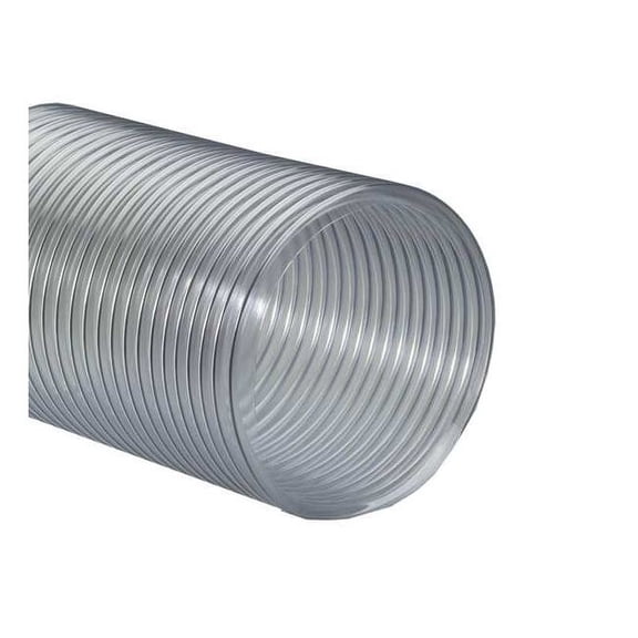 Flexaust Co Ducting Hose,25 ft L,Clear 8061080025