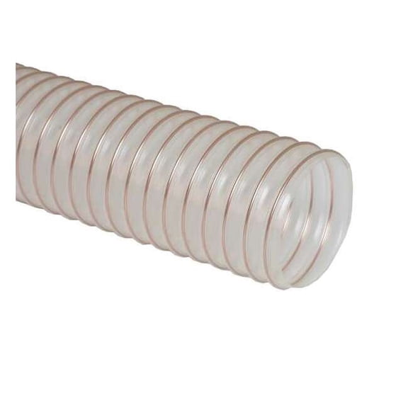 Flexaust Co Ducting Hose,25 ft L,Clear 8331040025