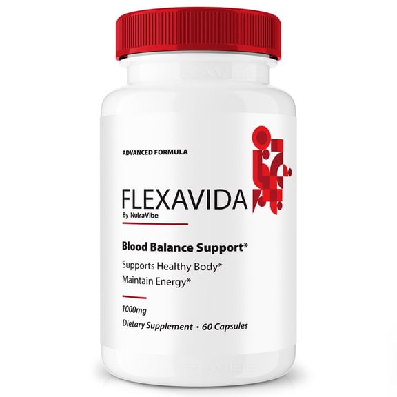 Flexavida Original Formula with a Clean Blend to Support Healthy Circulation, Natural Energy & Balanced Levels | Just 2 Easy-to-Swallow Pills Daily (60 Capsules)
