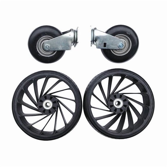 Flexcart CasterSet,6in,10in-Dia,Black,400lb,1PK FC-RTWS