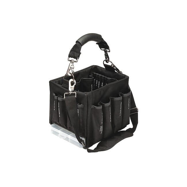 Flexcart Tool Bag, Black, Polyester, 42 Pockets FC-30TBNT