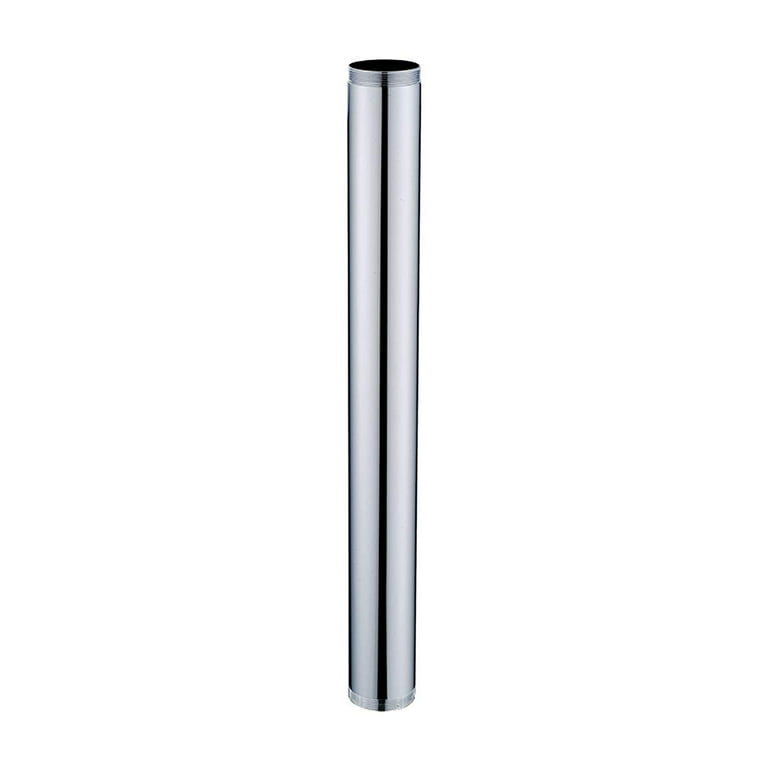 PLUMBFLEX 1-1/4 in. x 8 in. Brass Slip Joint Extension Tube for Tubular Drain Applications, 22GA, Chrome Plated 8412 - The Home Depot