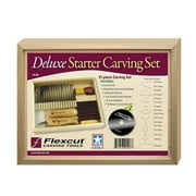 Flexcut - SK108 - 21 pc. Deluxe Starter Set - Wood Carving Tool Set