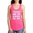thumbnail image 1 of Flexed, The Sleeves Fell Off Racerback Tank Women -Smartprints Designs, Female Large, 1 of 4