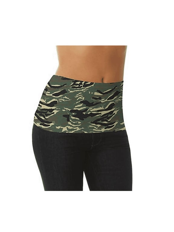 Flexees Hip Nipper Shapewear Layer Under the Top Over the Pants Tone Shape Tummy- Large