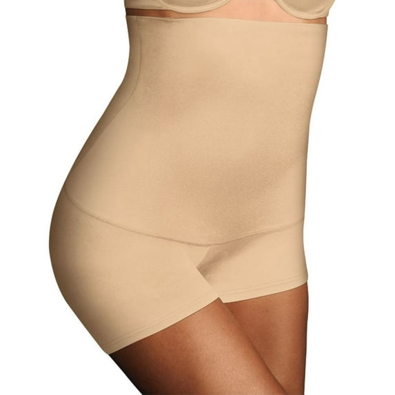 Flexees Womens Shapewear Smoothing Hi-Waist Boyshort