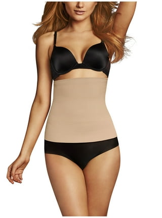 Shapellx Women's Zip and Hooks Firm Compression Smooth Slimming Silhouette  Shapewear NUDE 5XL 