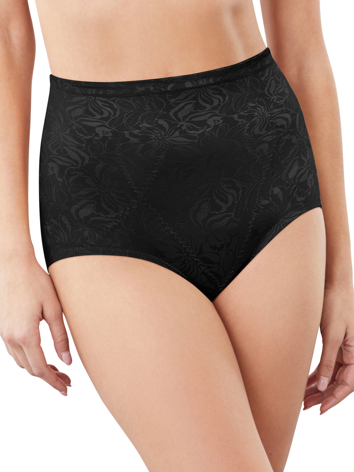 Flexees by Maidenform Firm Control Seamless Packaged Thighslimmer 83046  (2X-Large, Black)