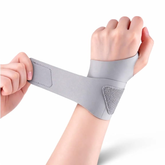 Wrist Wrap, 2026 New Adjustable Wrist Wrap Support, Elastic Compression Wrap with Thumb Loop, Secure Hook and Loop Closure, Flexible Wrist Stabilizer for Gym, Fitness, Sports and Daily Use
