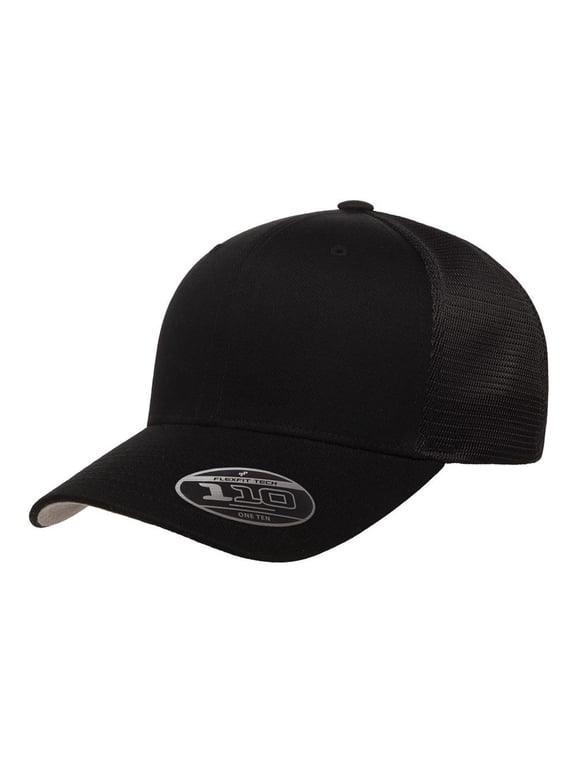 - 110 Mesh-Back Cap - 110M - Black - Size: Adjustable