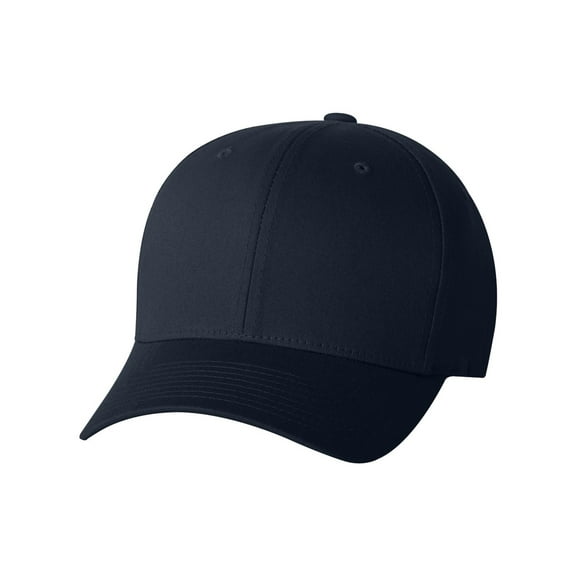 Flexfit 6-Panel Structured Mid-Profile Cotton Twill Cap (5001) Navy, L-XL