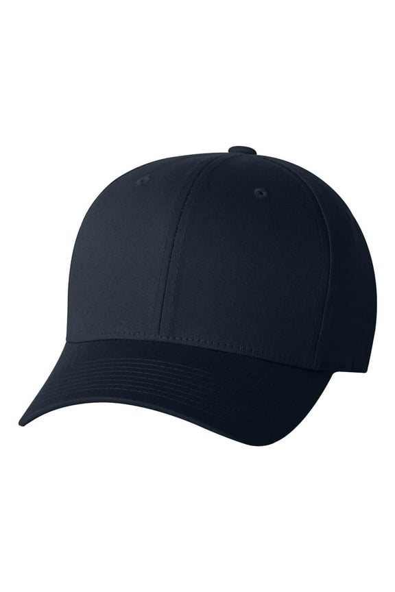 6-Panel Structured Mid-Profile Cotton Twill Cap (5001) Navy, L-XL