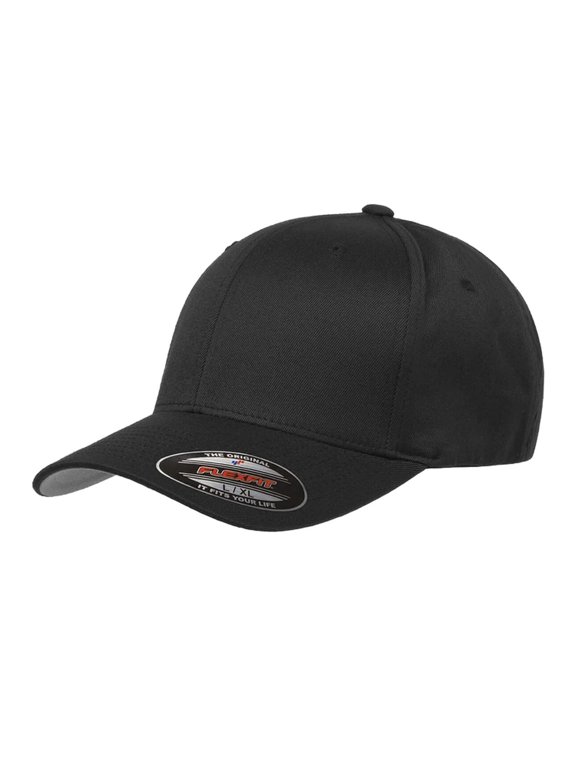 6277 Wooly Combed Twill Cap Black