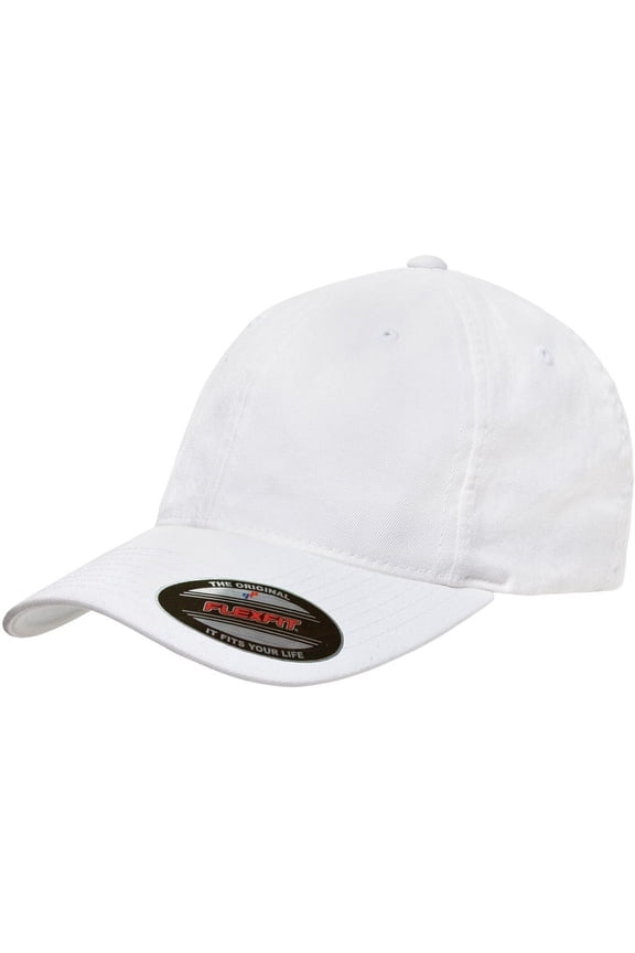6997 Low Profile Garment Washed Cotton Cap - Large/X-Large White