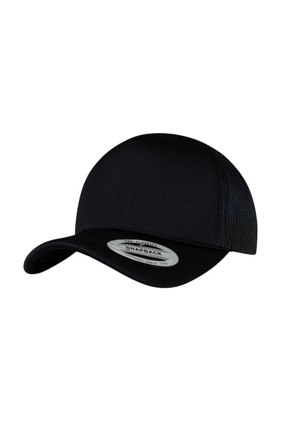 Adult Foam Curved Peak Trucker Cap