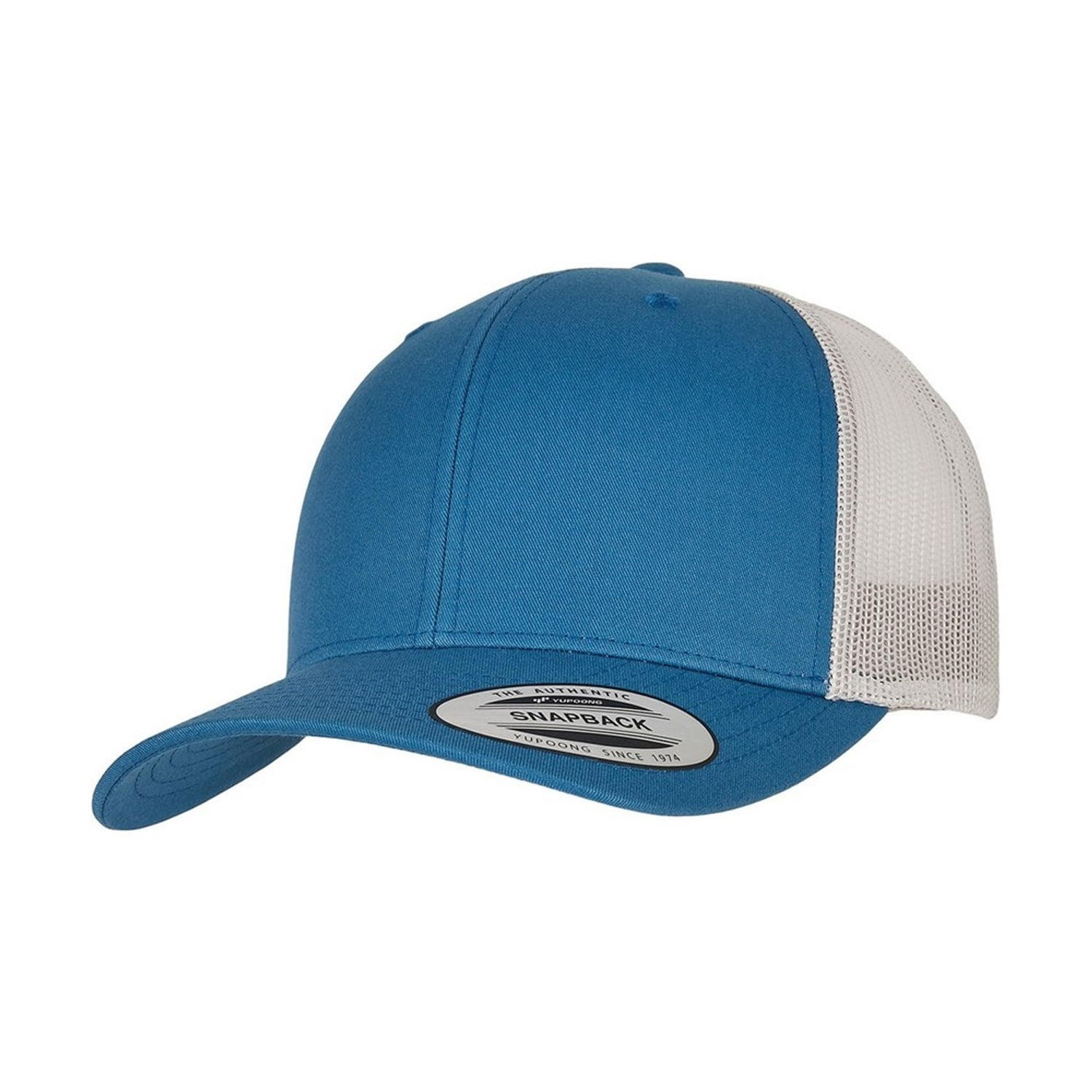 Flexfit - Cappellino Da Baseball Trucker Unisex, Retrò A Due Toni, Davanti In Tela E Retro In Rete, Chiusura In Plastica - 6