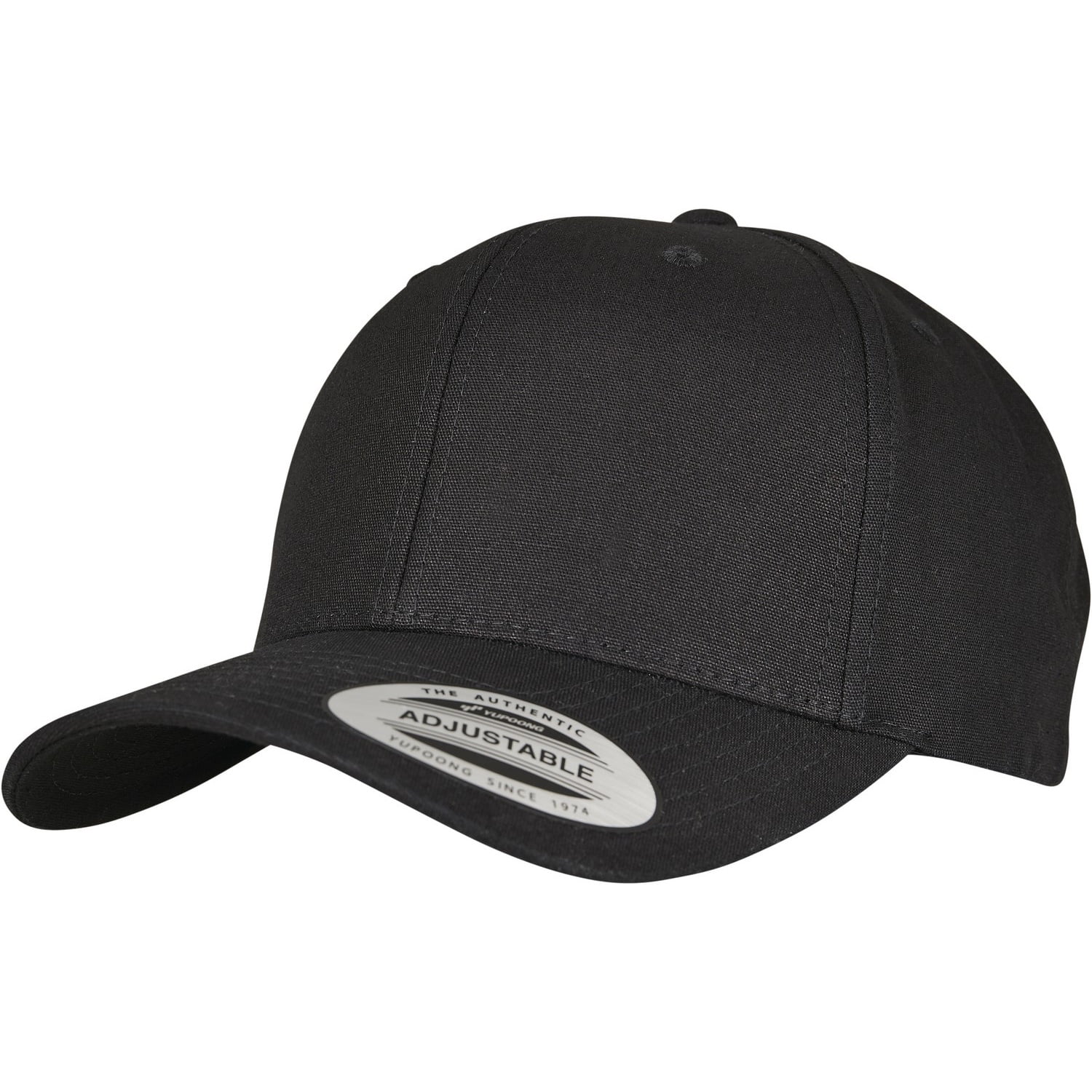 By 6 Curved Snap Panel Cap Yupoong Metal Flexfit