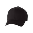thumbnail image 1 of Flexfit - Cotton Blend Cap - 6277 - Black - Size: XL/2XL, 1 of 3