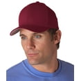 thumbnail image 1 of Flexfit Cotton Twill Blend Cap , 6277 , Maroon , Small/Medium, 1 of 1
