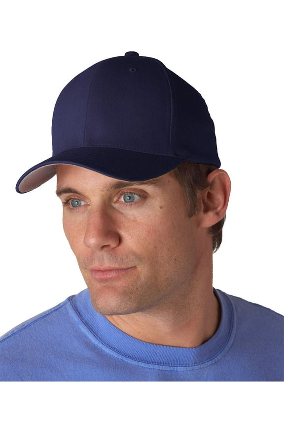 Cotton Twill Blend Cap , 6277 , Navy , Large/X-Large