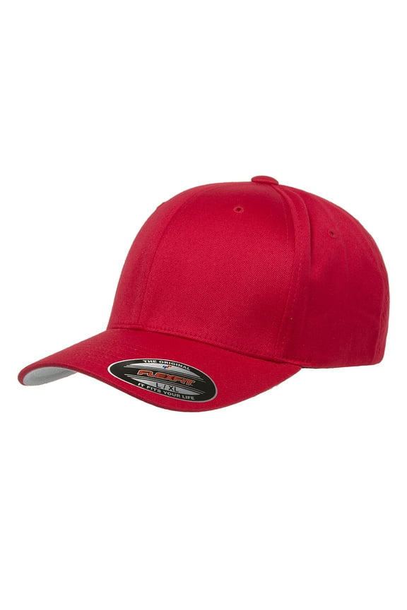Cotton Twill Blend Cap , 6277 , Red , Large/X-Large